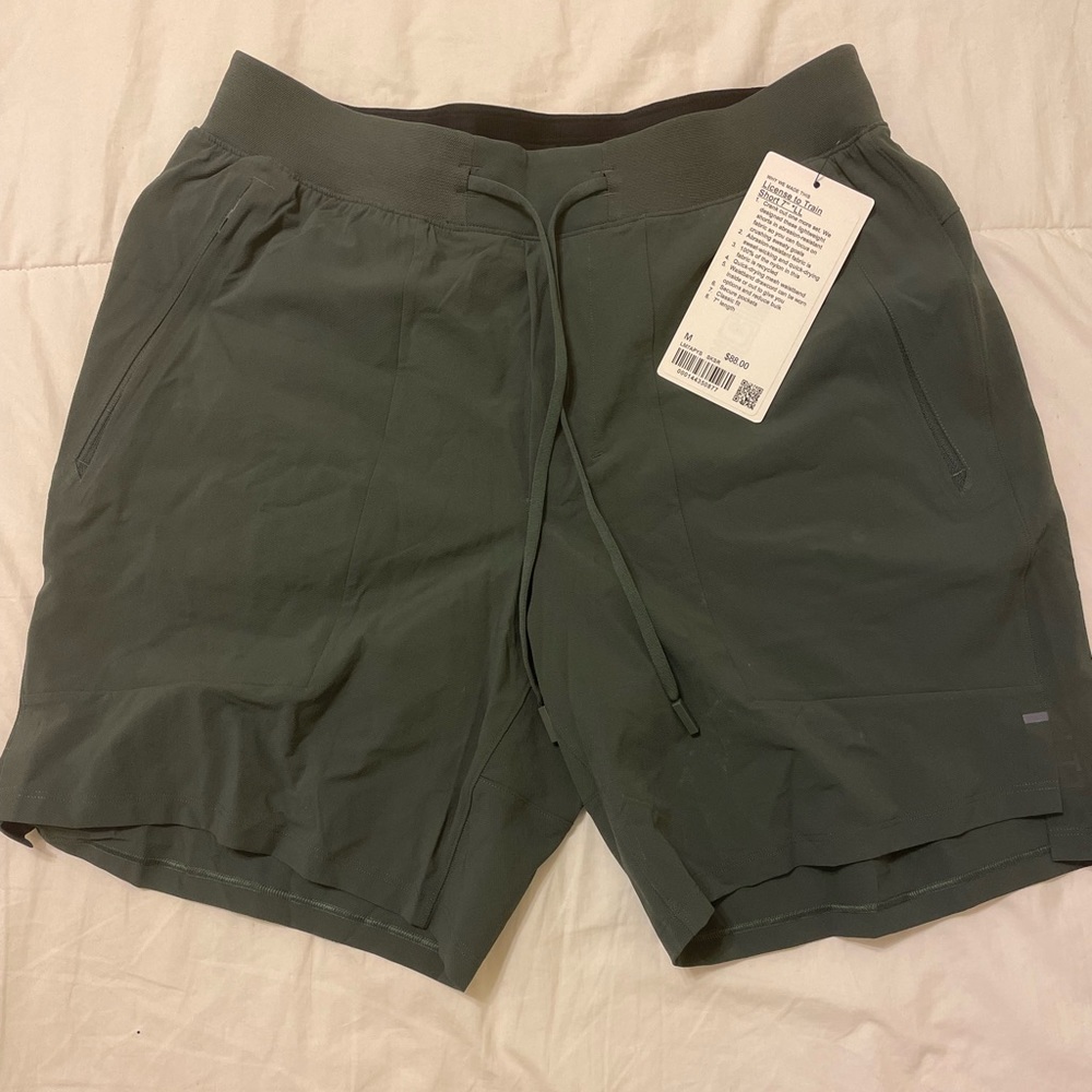 Lululemon license to train linerless shorts 7”